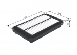 &Otilde;hufilter BOSCH F 026 400 231