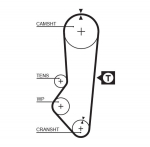 Hammasrihm GATES 5357XS