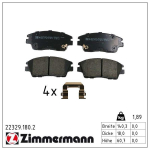 Piduriklotsi komplekt,ketaspidur ZIMMERMANN 22329.180.2