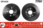 Piduriketas TRW DF4438