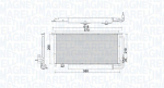 Kondensaator,kliimaseade MAGNETI MARELLI 350203922000