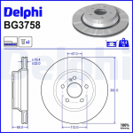 Piduriketas DELPHI BG3758