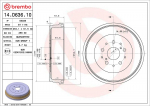 Piduritrummel BREMBO 14.D636.10