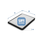 Filter,salongi&otilde;hk UFI 53.083.00