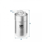 K&uuml;tusefilter UFI 24.099.00