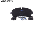 Piduriklotsi komplekt,ketaspidur SKF VKBP 80115