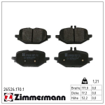 Piduriklotsi komplekt,ketaspidur ZIMMERMANN 26526.170.1