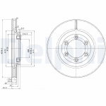 Piduriketas DELPHI BG3523