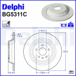Piduriketas DELPHI BG5311C