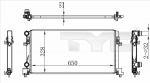 Radiaator,mootorijahutus TYC 737-0073