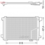 Kondensaator,kliimaseade DENSO DCN17035