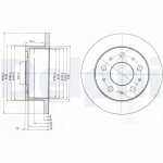 Piduriketas DELPHI BG3923