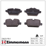 Piduriklotsi komplekt,ketaspidur ZIMMERMANN 23623.170.1