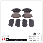 Piduriklotsi komplekt,ketaspidur ZIMMERMANN 24537.160.1