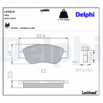 Piduriklotsi komplekt,ketaspidur DELPHI LP2075