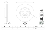 Brake Disc BOSCH 0 986 479 F56