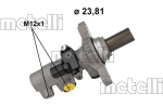 Peapiduri silinder METELLI 05-1216