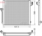 Kondensaator,kliimaseade DENSO DCN17058