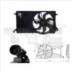 Ventilaator,mootorijahutus TYC 820-0001