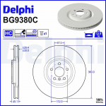 Piduriketas DELPHI BG9380C