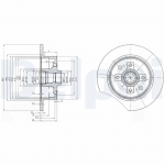 Piduriketas DELPHI BG2571