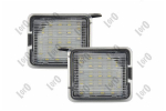tuli, v&auml;lispeegel ABAKUS L17-420-002LED