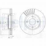Piduriketas DELPHI BG4337