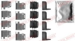 Lisakomplekt, ketaspiduriklotsid QUICK BRAKE 109-1890