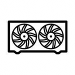 Ventilaator,mootorijahutus NRF 47345