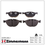 Piduriklotsi komplekt,ketaspidur ZIMMERMANN 23791.205.1