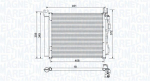 Kondensaator,kliimaseade MAGNETI MARELLI 350203952000