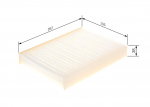 Filter,salongi&otilde;hk BOSCH 1 987 435 082