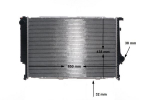 Radiaator,mootorijahutus MAHLE CR 287 000S