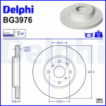Piduriketas DELPHI BG3976