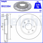 Piduriketas DELPHI BG3364