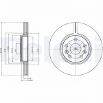 Piduriketas DELPHI BG4338