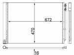 Kondensaator,kliimaseade MAHLE AC 567 000S
