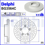 Piduriketas DELPHI BG3564C
