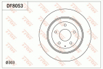 Piduriketas TRW DF8053