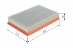 &Otilde;hufilter BOSCH 1 457 433 742