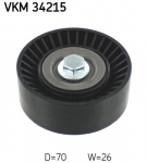 Seade-/juhtrull,soonrihm SKF VKM 34215