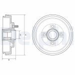 Piduritrummel DELPHI BFR589