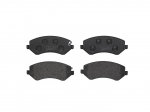 Piduriklotsi komplekt,ketaspidur BREMBO P 37 007