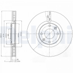 Piduriketas DELPHI BG4166