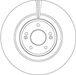 Piduriketas TRW DF6572