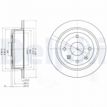 Piduriketas DELPHI BG4091