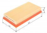 &Otilde;hufilter BOSCH 1 457 433 686