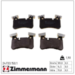 Piduriklotsi komplekt,ketaspidur ZIMMERMANN 24733.150.1
