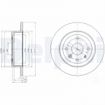 Piduriketas DELPHI BG4244