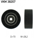 Seade-/juhtrull,soonrihm SKF VKM 38207